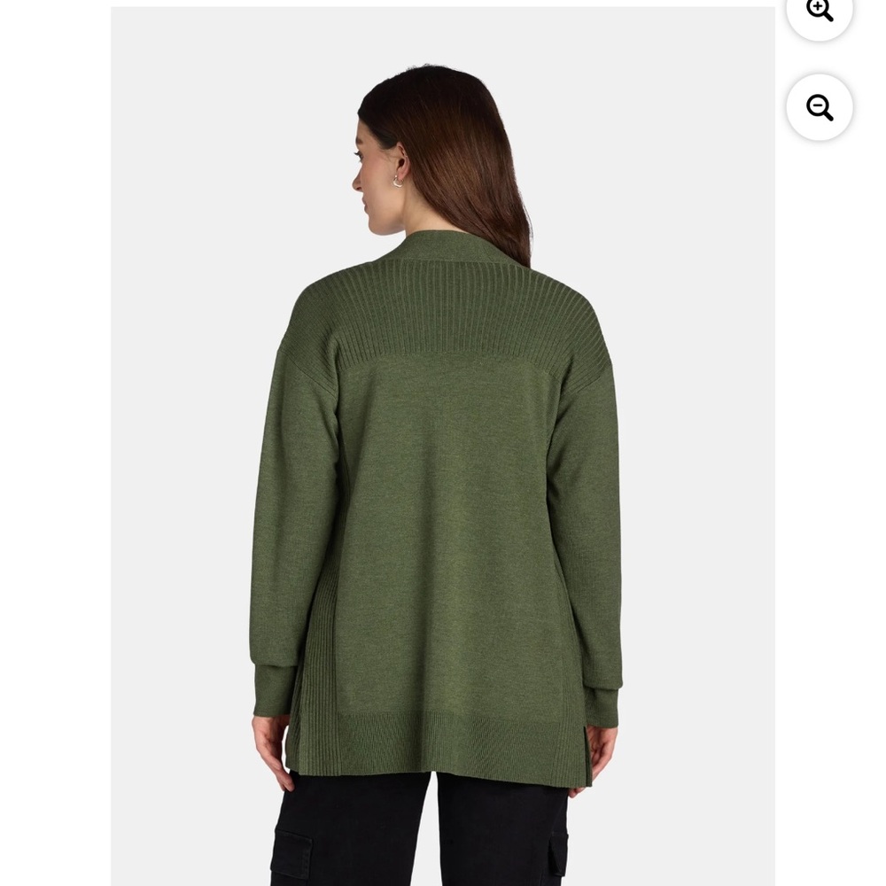 Brand new open front cardigan sea turtle color - Picture 2 of 3